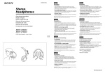 Sony MDR V700DJ User's Manual