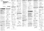 Sony MDR-NC60 User's Manual