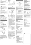 Sony M-435P User's Manual