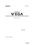 Sony KV-27FS120 User's Manual