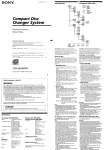 Sony KDX-565MXRF User's Manual