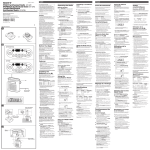 Sony ICF-S79V User's Manual