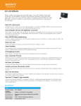 Sony ICF-CS15iPN Marketing Specifications