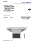 Sony ICF-CD555TV Marketing Specifications