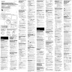 Sony ICF-C763 User's Manual