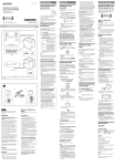 Sony ICF-C1T Operating Instructions