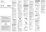 Sony ICF-C1PJ Operating Instructions