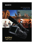 Sony HVR-V1P User's Manual