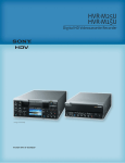 Sony HVR-M25U User's Manual