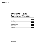 Sony HMD-A220 User's Manual