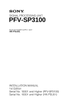 Sony HK-PSU01 User's Manual