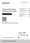 Sony HDR-PJ810/B Operating Guide