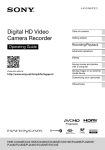 Sony HDR-PJ430V Operating Guide