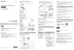 Sony HDR-AS20/B Operating Guide