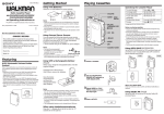 Sony FX323 User's Manual
