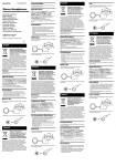 Sony Fontopia MDR-E10LP User's Manual