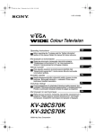 Sony KV-28CS70K User's Manual