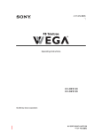 Sony KV-20FS120 User's Manual