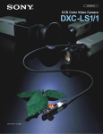 Sony DXC-LS1/1 User's Manual