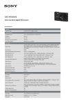 Sony DSC-WX350/B Marketing Specifications