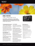 Sony DSC-WX10/B Marketing Specifications
