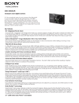 Sony DSC-W830/B Marketing Specifications