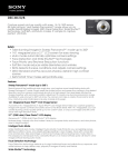 Sony DSC-W610/B Marketing Specifications