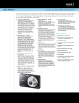 Sony DSC-W560/B User's Manual