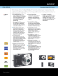Sony DSC-W50/B Marketing Specifications