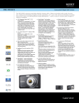 Sony DSC-W310/B Marketing Specifications