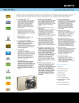 Sony DSC-W170/G Marketing Specifications