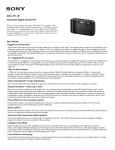 Sony DSC-TF1/B Marketing Specifications