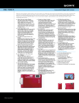 Sony DSC-T200/R User's Manual