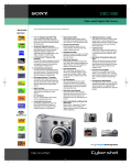 Sony DSC-S90 Marketing Specifications
