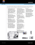 Sony DSC-S700 Marketing Specifications