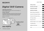 Sony DSC-P32/P72 User's Manual