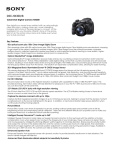 Sony DSC-HX300/B Marketing Specifications