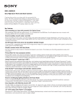 Sony DSC-H400/B Marketing Specifications
