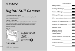 Sony DSC-F88 Operating Instructions