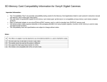 Sony DSC-F717 Information Guide