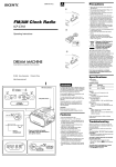 Sony ICF-C318 User's Manual