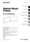 Sony DPF-D80 User's Manual