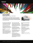 Sony DCR-SR68/L Marketing Specifications