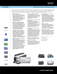 Sony DCR-SR47 Marketing Specifications