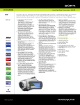 Sony DCR-SR200 Marketing Specifications