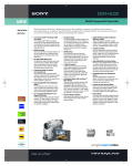 Sony DCR-HC32 Marketing Specifications