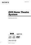 Sony DAV-DZ210D User's Manual