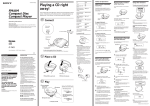 Sony D-T401 User's Manual