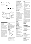 Sony D-NE050 User's Manual