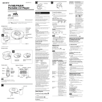 Sony D-FJ200 User's Manual